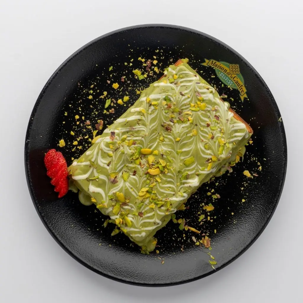 Pistachio Brussels Waffle
